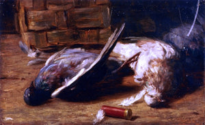  Bartolomeo Bezzi Still Life with Pigeons - Canvas Art Print