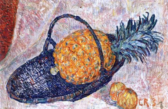  Christian Rohlfs Still Life with Pineapple - Canvas Art Print