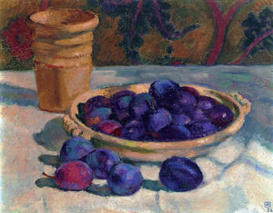  Theo Van Rysselberghe Still Life with Plums - Canvas Art Print