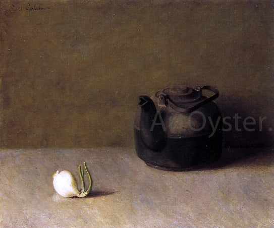 Emil Carlsen Still Life with Teapot and Onion - Canvas Art Print