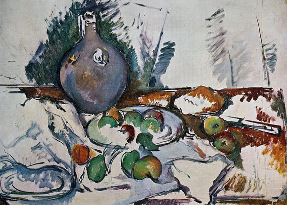  Paul Cezanne Still Life with Water Jug - Canvas Art Print