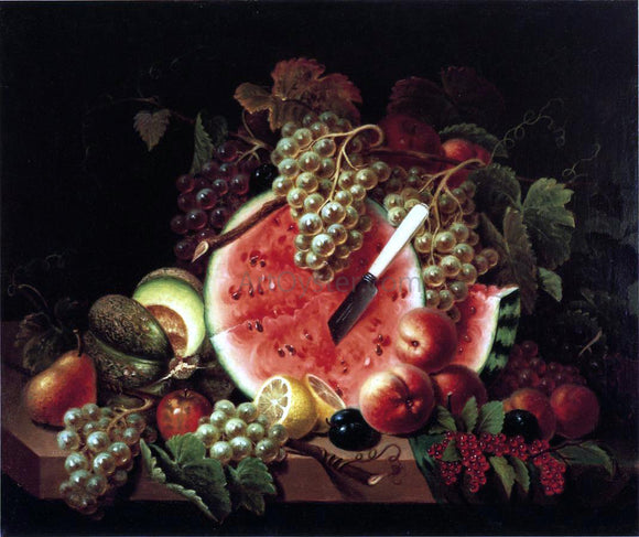  Thomas Whightman Still Life with Watermelon - Canvas Art Print