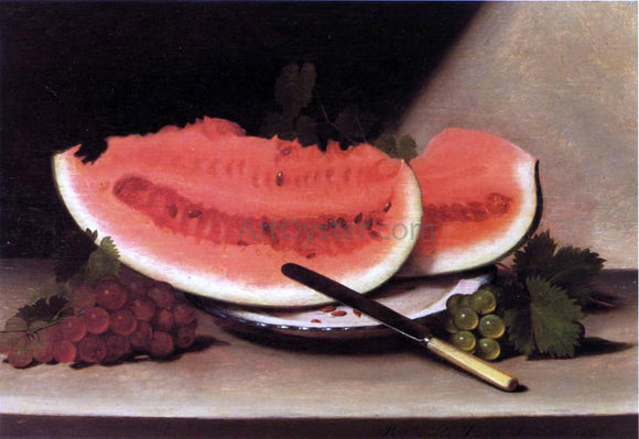  Raphaelle Peale Still Life with Watermelon - Canvas Art Print