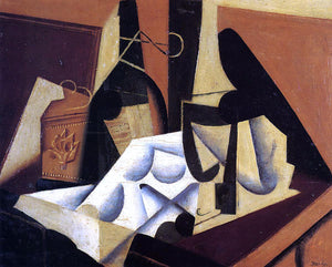 Juan Gris Still Life with White Tablecloth - Canvas Art Print