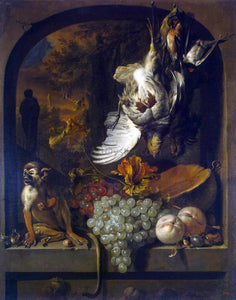  Jan Weenix Still-Life - Canvas Art Print