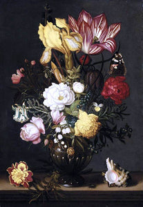  The Younger Ambrosius Bosschaert Still-Life - Canvas Art Print
