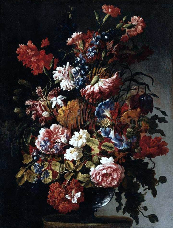  Paolo Porpora Still-Life of Flowers - Canvas Art Print