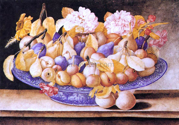  Octavianus Montfort Still-Life of Fruit and Flowers - Canvas Art Print