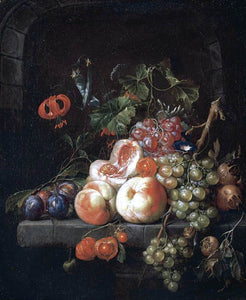  Cornelis De Heem Still-Life of Fruit - Canvas Art Print