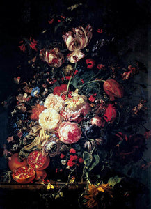  Rachel Ruysch Still-Life with Flowers - Canvas Art Print