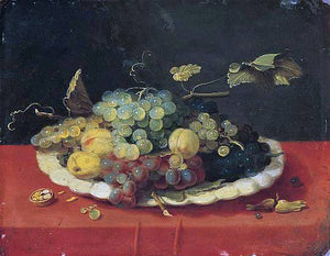  Jan Van I Kessel Still-Life with Fruit - Canvas Art Print