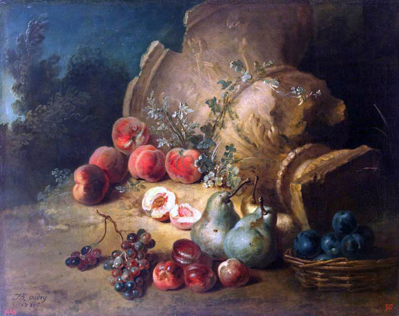  Jean-Baptiste Oudry Still-Life with Fruit - Canvas Art Print