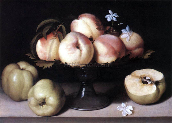  Panfilo Nuvolone Still-life with Peaches - Canvas Art Print