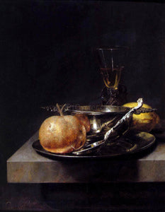  Cornelis Kick Still-Life with Silver Cup - Canvas Art Print