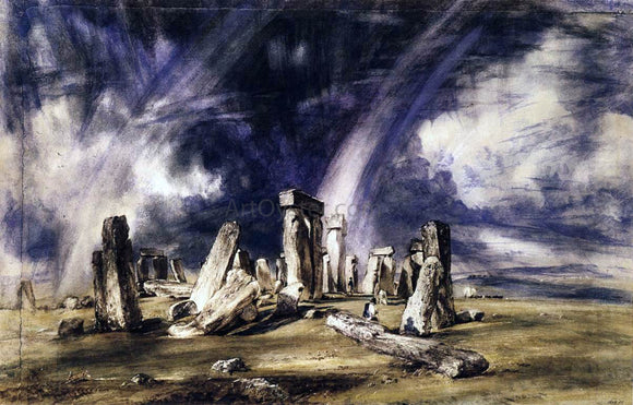  John Constable Stonehenge - Canvas Art Print