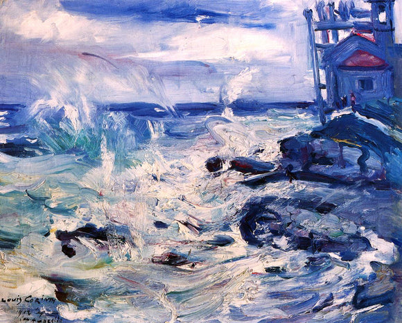  Lovis Corinth Storm at Capo d'Ampeglio - Canvas Art Print