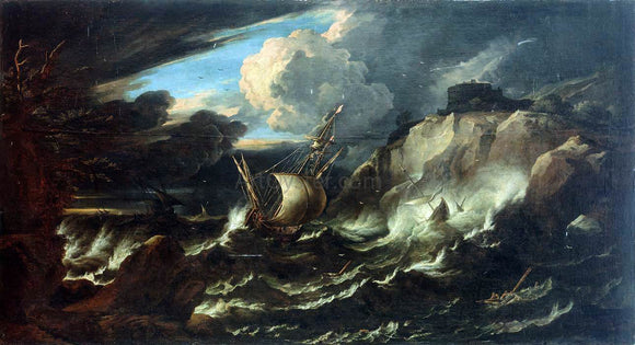  The Younger Pieter Mulier Storm at Sea - Canvas Art Print