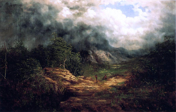  William Anthony Frerichs Storm over the Blue Ridge - Canvas Art Print