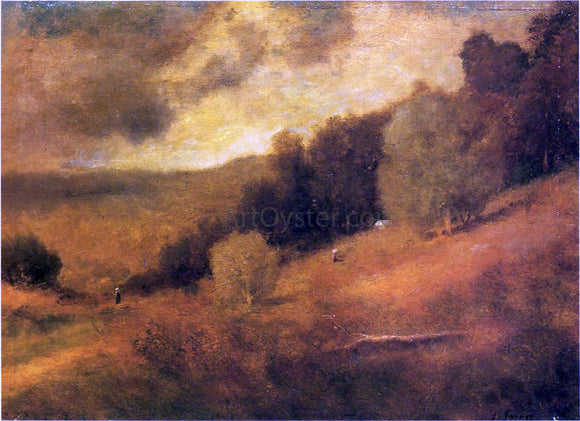  George Inness Stormy Day - Canvas Art Print
