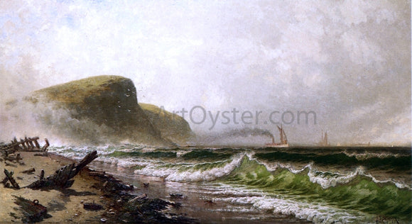  Alfred Thompson Bricher Stormy Seascape - Canvas Art Print