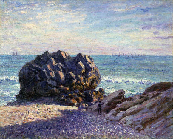  Alfred Sisley Storr's Rock in Lady's Cove - Evening - Canvas Art Print