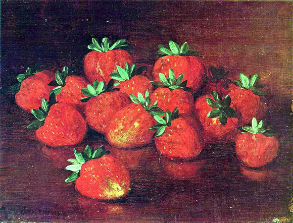  Richard La Barre Goodwin Strawberries - Canvas Art Print