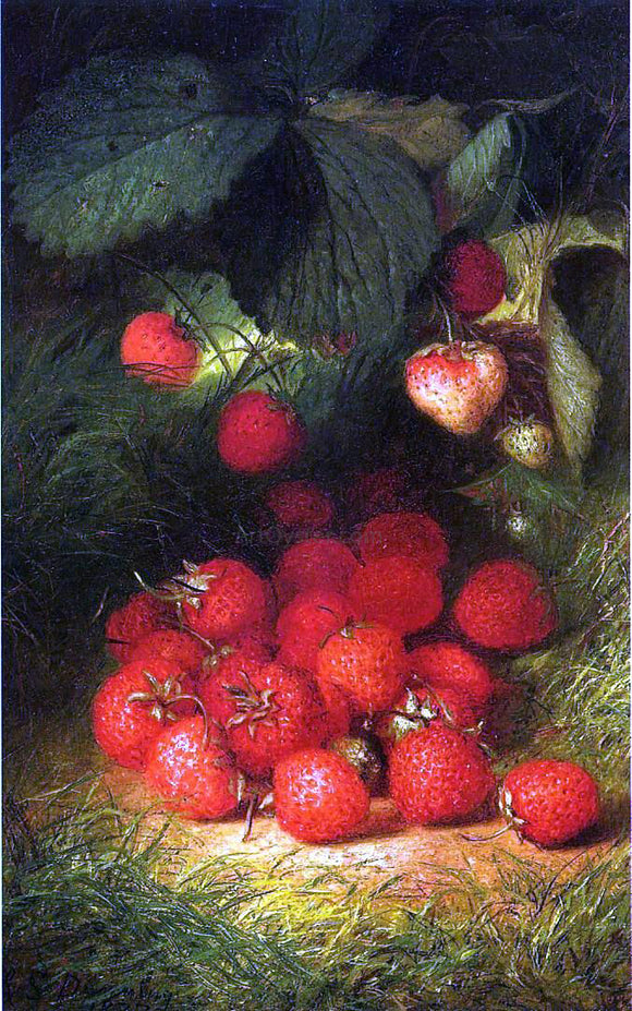  Robert Spear Dunning Strawberries - Canvas Art Print