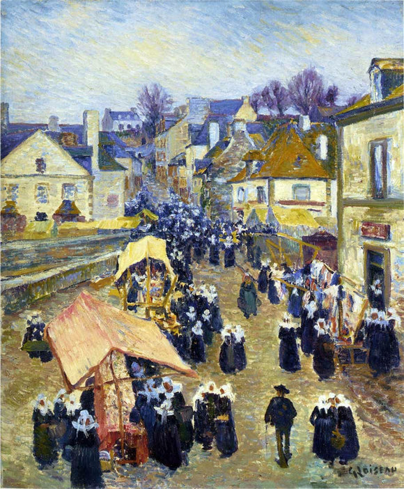  Gustave Loiseau Street at Pont Aven - Canvas Art Print