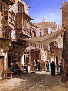  John Varley Street in Boulaq near Cairo - Canvas Art Print
