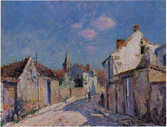  Gustave Loiseau Street in Paris at Ennery - Canvas Art Print
