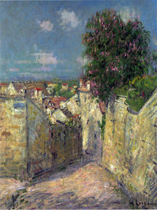  Gustave Loiseau Street in Pontoise - Canvas Art Print