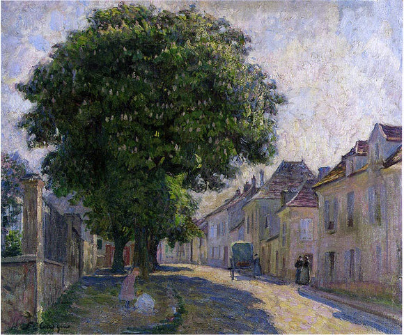  Henri Lebasque Street in the Village - Canvas Art Print
