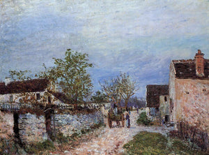  Alfred Sisley Street in Veneux - Canvas Art Print