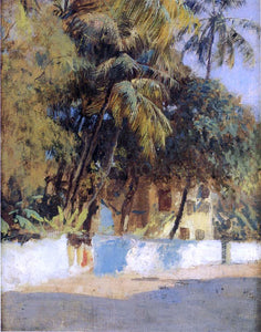  Edwin Lord Weeks Street Scene, Bombay - Canvas Art Print