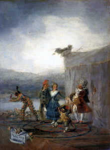  Francisco Jose de Goya Y Lucientes Strolling Players - Canvas Art Print