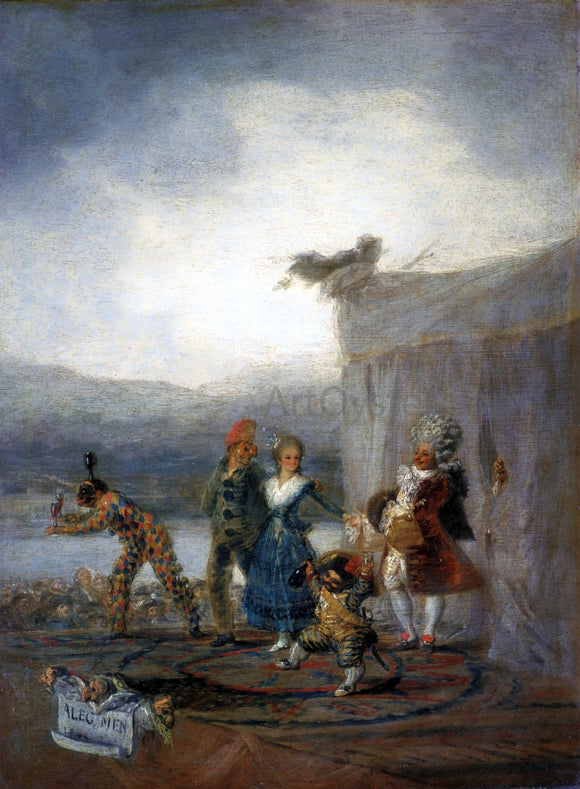  Francisco Jose de Goya Y Lucientes Strolling Players - Canvas Art Print