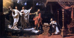 Philippe De Champaigne Sts Gervase abd Protase Appearing to St Ambrose - Canvas Art Print