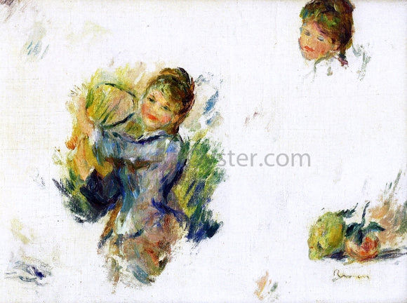  Pierre Auguste Renoir Study for 'Girls playing with a Shuttlecock' - Canvas Art Print