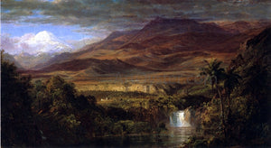  Frederic Edwin Church Study for "The Heart of the Andes" - Canvas Art Print