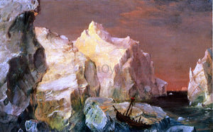  Frederic Edwin Church Study for "The Icebergs" - Canvas Art Print
