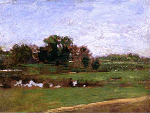  Thomas Eakins Study for "The Meadows, Gloucester, New Jersey" - Canvas Art Print