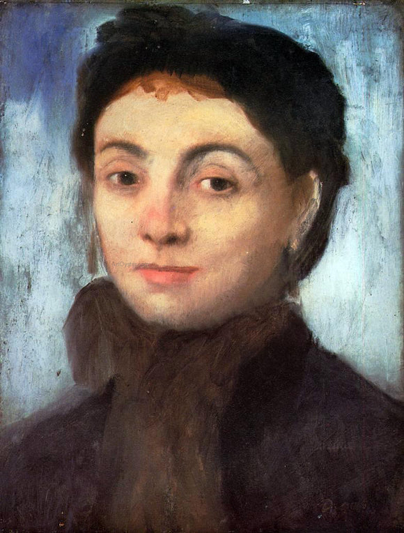 Edgar Degas Study for the Portrait of Josephine Gaujean - Canvas Art Print