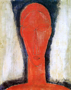  Amedeo Modigliani Study of a Head - Canvas Art Print