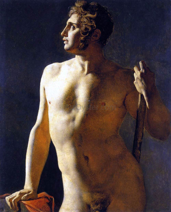  Jean-Auguste-Dominique Ingres Study of a Male Nude - Canvas Art Print