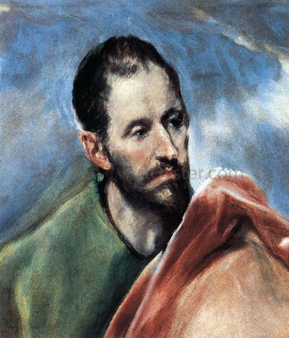  El Greco Study of a Man - Canvas Art Print