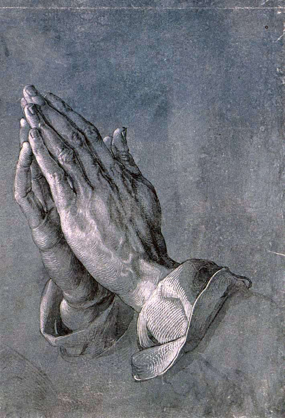  Albrecht Durer Study of an Apostle's Hands (Praying Hands) - Canvas Art Print