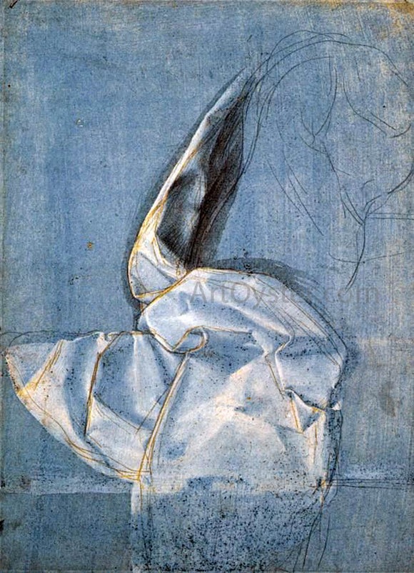  Giovanni Antonio Boltraffio Study of Drapery - Canvas Art Print