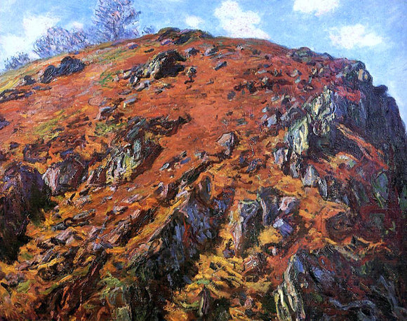  Claude Oscar Monet Study of Rocks (also known as Le Bloc) - Canvas Art Print