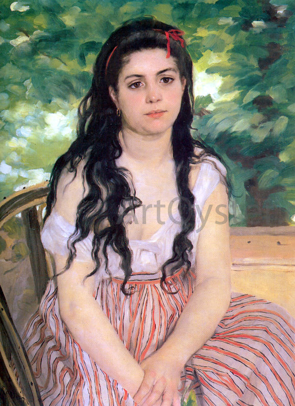  Pierre Auguste Renoir A Study, Summer - Canvas Art Print