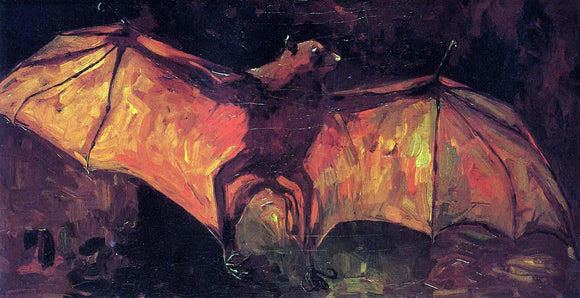  Vincent Van Gogh Stuffed Bat - Canvas Art Print